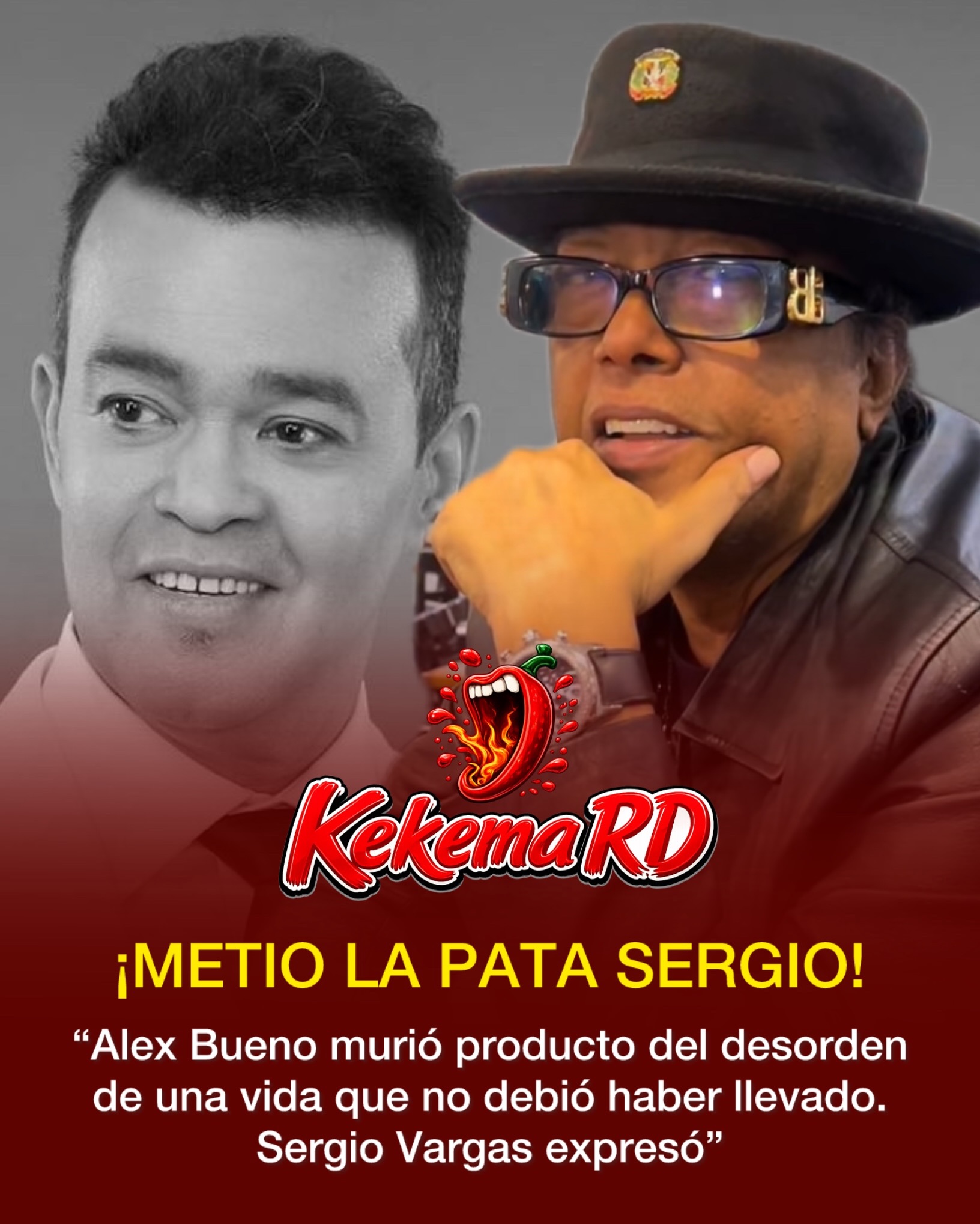 El cantante #sergiovargas dijo en una entrevista que “Alex Bue...