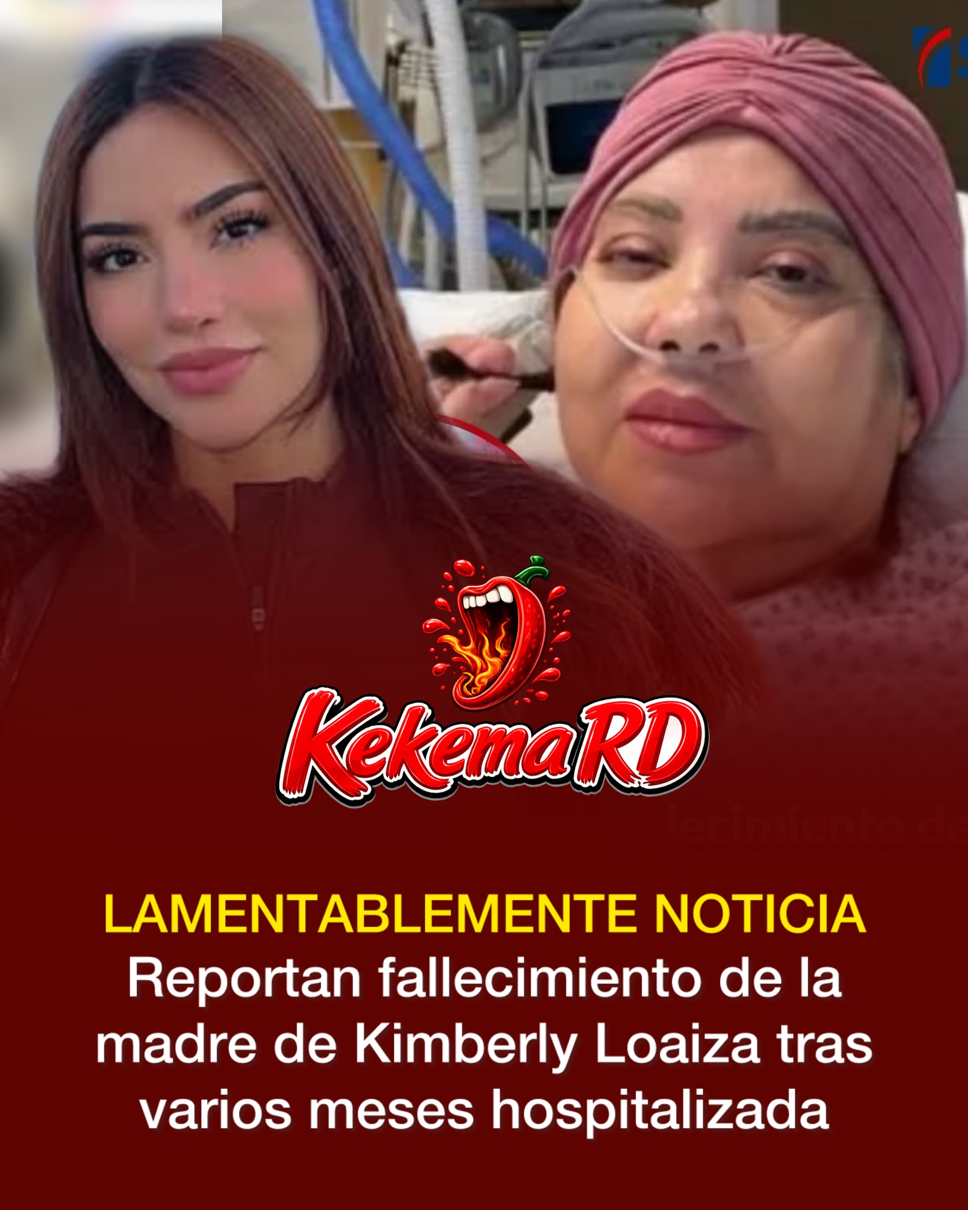 La señora Mary Martínez, madre de las creadoras de contenido S...
