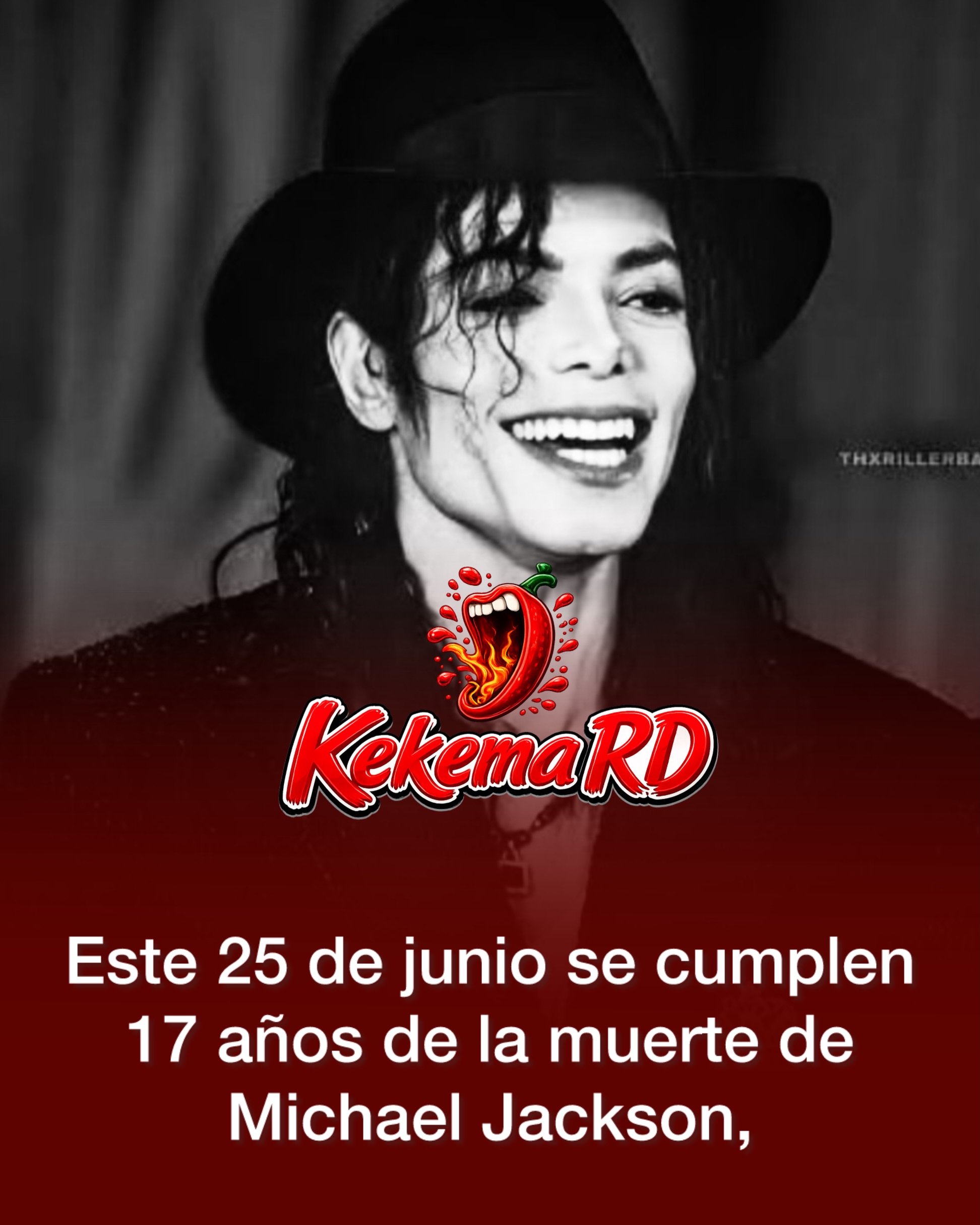 - [ Este 25 de junio se cumplen 17 años de la muerte de Michae...
